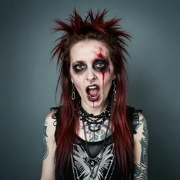 zombie punk by malika favre