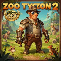 digital art of zoo tycoon 2 by greg rutkowski, trending on artstation, favorites on deviantart, steampunk high quality art. artwork masterpieces, award winning