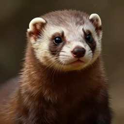 ferret as indiana jones, concept art, detailed face, fantasy, highly detailed, cinematic lighting, digital art painting by greg rutkowski