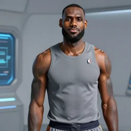 lebron james in the style of a 7 0 s science fiction novel cover, highly detailed, bruce pennington, peter jones