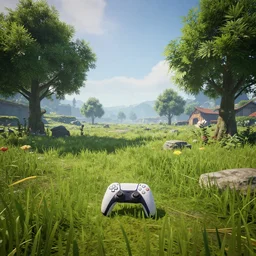 a landscape in a ps 5 game