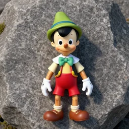 pinocchio as the rock