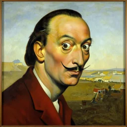 a painting by salvador dali