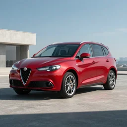 2022 Alfa Romeo Minivan, red