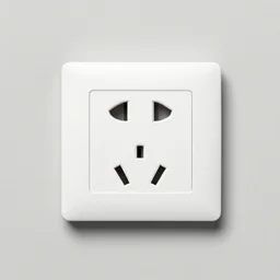smiling electrical socket