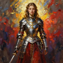 hyper realistic painting of medieval beautiful warrior girl, full body, rule of thirds, conceptart, saturated colors, craig mullins jean baptiste monge