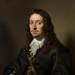 a beautiful portrait study of gubrush threepwood by rembrandt