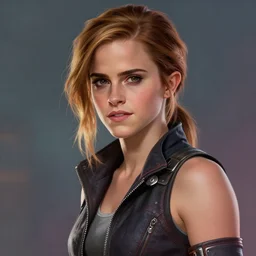 portrait of emma watson as apex legends character, concept art, digital painting, trending on artstation, deviantart, epic composition, extremely detailed, volumetric lighting, masterpiece, octane render