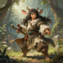kawaii, dynamic brush strokes, dynamic, natural light, costume design made nordic tribes, sophisticated composition, old masters light composition, procedural, epic human character posing conceptart, beautiful ancient garden behind, substancedesigner, pbr, ultra detailed, hyperrealistic, megascans, volumetric light, concept master artist, painttoolsai
