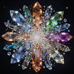 colorful [relics of time/crystals of time/fractals of time]