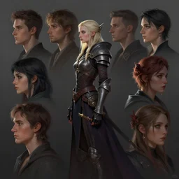 side profile portrait by hsiao ron cheng and christophe vacher and artgerm, imogen poots as gloomhaven paladin 5 4 k rtx volumetric light concept studio matte painting digital illustration fanart artstation by rob rey, lawren harris, thomas blackshear, magali villeneuve, jeremy lipkin, eve ventrue