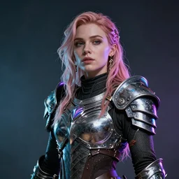 saoirse ronan portrait, dystopia core, apocalyptic, armor, warrior, dramatic, sharp focus, fiction, neon, fantasy, hyper detailed, digital art, trending in artstation, cinematic lighting, studio quality, smooth render, unreal engine 5 rendered, octane rendered, art style and nixeu and wlop and krenz cushart