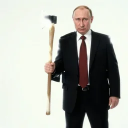 Vladimir Putin with an axe in American Psycho (1999)