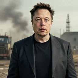 elon musk in the style of rimworld