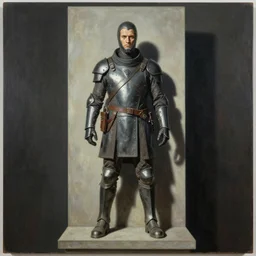 rome cyber warrior standing altar of sacrifice by giger vasnetsov rutkowski mucha hyperrealism very detailed masterpiece shadows symmetrical eyes well proportioned balanced