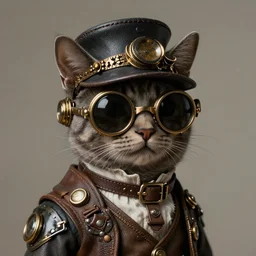 Steampunk cat