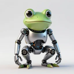 cyber frog robot, artstation