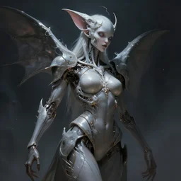 biomechanical siren queen, infinite detail, digital painting, artstation, concept art, smooth, sharp focus, illustration, ethereal lighting, dark mood, mysterious, unreal engine 5, 8 k, art by simon bisley and john alvin