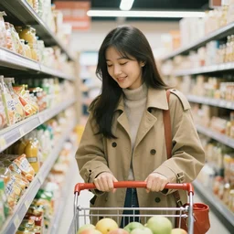 chun - li going grocery shopping