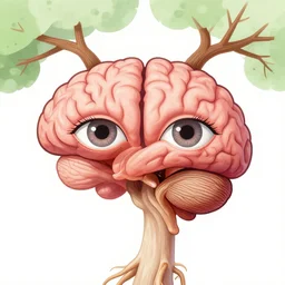 eyes brains veins tree