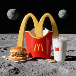 a mcdonald’s on the lunar surface