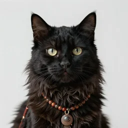 portrait photo of an anthropomorphic male black tabaxi cat furry fursona, wearing hippie and grungy clothing, neon back alley philadelphia background at night, 4 k realistic trending on artstation