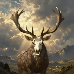 God of the hunt in all of its forms and perseverance. Often depicted as a deer skulled humanoid. Resides in the Beastlands