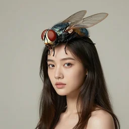 a woman with head of a Fly