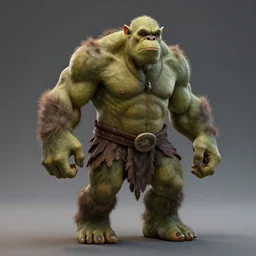 an orc, full body, high detail, hd render 8 k 3 d model, photorealistic, dramatic lighting