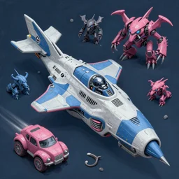 game asset of star citizen starship and vehicles infused with zerg hydralisk, in gouache detailed paintings, props, stylized, 2 d sprites, kitbash, arcane, overwatch, blue and pink color scheme, 8 k, close up