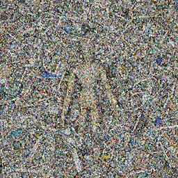 garbage pile with mannequin