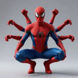 spider - man anatomically correct with 8 hands 4 k