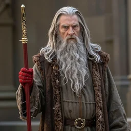 photo of Gandalf as spiderman