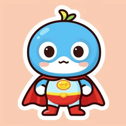 cute miss mascot polichombr polichombr shuppet super hero sticker art, cronobreaker, beeple game icon