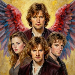 beautiful portrait painting of anakin skywalker with wings, by dao le trong, daniela uhlig, craig mullins, craig davison. trending on artstation, 8 k, masterpiece, fine detail, full of color, intricate detail, golden ratio illustration