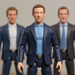 product photography of a action figure marc zuckerberg, depth of field, zeiss lens, detailed, centered, by erwin olaf, joop geesink, wes anderson, breathtaking, 8 k resolution, extremely detailed, beautiful, establishing shot, realistic materials, hyperrealistic