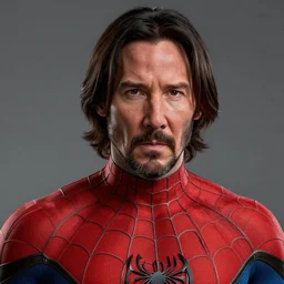 Keanu Reeves as spiderman , muscle extremely detailed, fantastic details full face, mouth, trending on artstation, pixiv, cgsociety, hyperdetailed Unreal Engine 4k 8k ultra HD,  WLOP