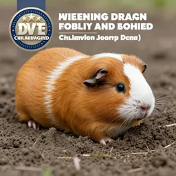guinea pig rolling in mud, award winning nature photography