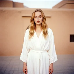 photo, sophie turner, morocco, white clothing, ektachrome, 5 0 mm,