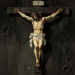 upside down crucifixion horror, the emptying of god, deep focus, d & d, fantasy, intricate, elegant digital painting, artstation, concept art, matte, sharp focus, illustration, zdzisław beksinski, gustave dore, ghibli, miyamoto abduzeedo