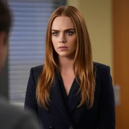 very very very very cara delevingne in the The Office TV show