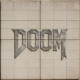 tiling wall texture from doom
