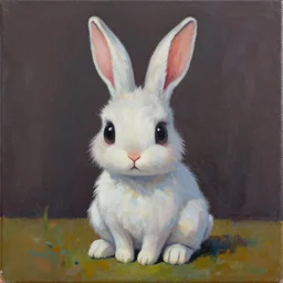 rabbit by jessica ng, acryliconcanvas, contemporaryart, cutecreepy - n 9