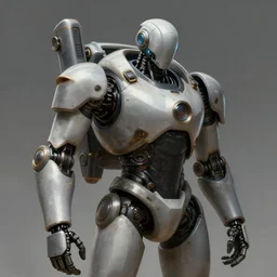 a robot with a jetpack, diffuse lighting, fantasy, highly detailed, photorealistic, digital painting, artstation, illustration, concept art, smooth, sharp focus, in the style of tom bagshaw