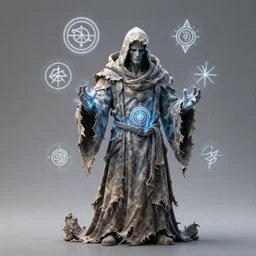 a necromancer pulsing with necrotic energy, art by slawomir maniak, power auras, sigils, tattered cloth robes, substance 3 d painter, pbr textures, physical based rendering, cinematic, hyper realism, high detail, octane render, unreal engine, 8 k, vibrant colors, smooth gradients, high contrast, depth of field, aperture f 2. 8