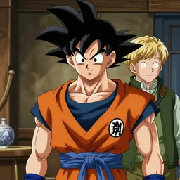 goku as tyrion lannister in game of thrones, anime