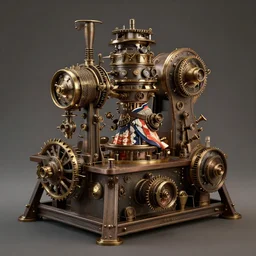 machine, steampunk, edo style, lilia alvarado