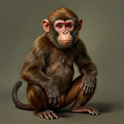 a portrait of a half monkey half dragon hybrid, creature illustration by norman rockwell, concept art, featured on arstation, realistic, cinematic lighting.