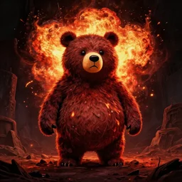 country bears rock afire explosion marc davis made in abyss design background of liminal space chubby fuzzy all over, dark, scary, madness, trauma, scott cawthon animatronic art in the style of akihito tsukushi