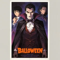 old movie poster from 8 0 portrait of a male vampire, 🎃 < < art by by conrad roset, greg rutkowski and makoto shinkai, dramatic light, 4 k